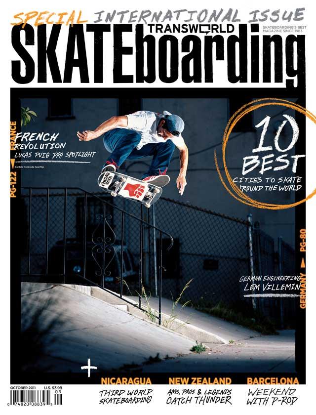 Transworld avec LUCAS PUIG en couv