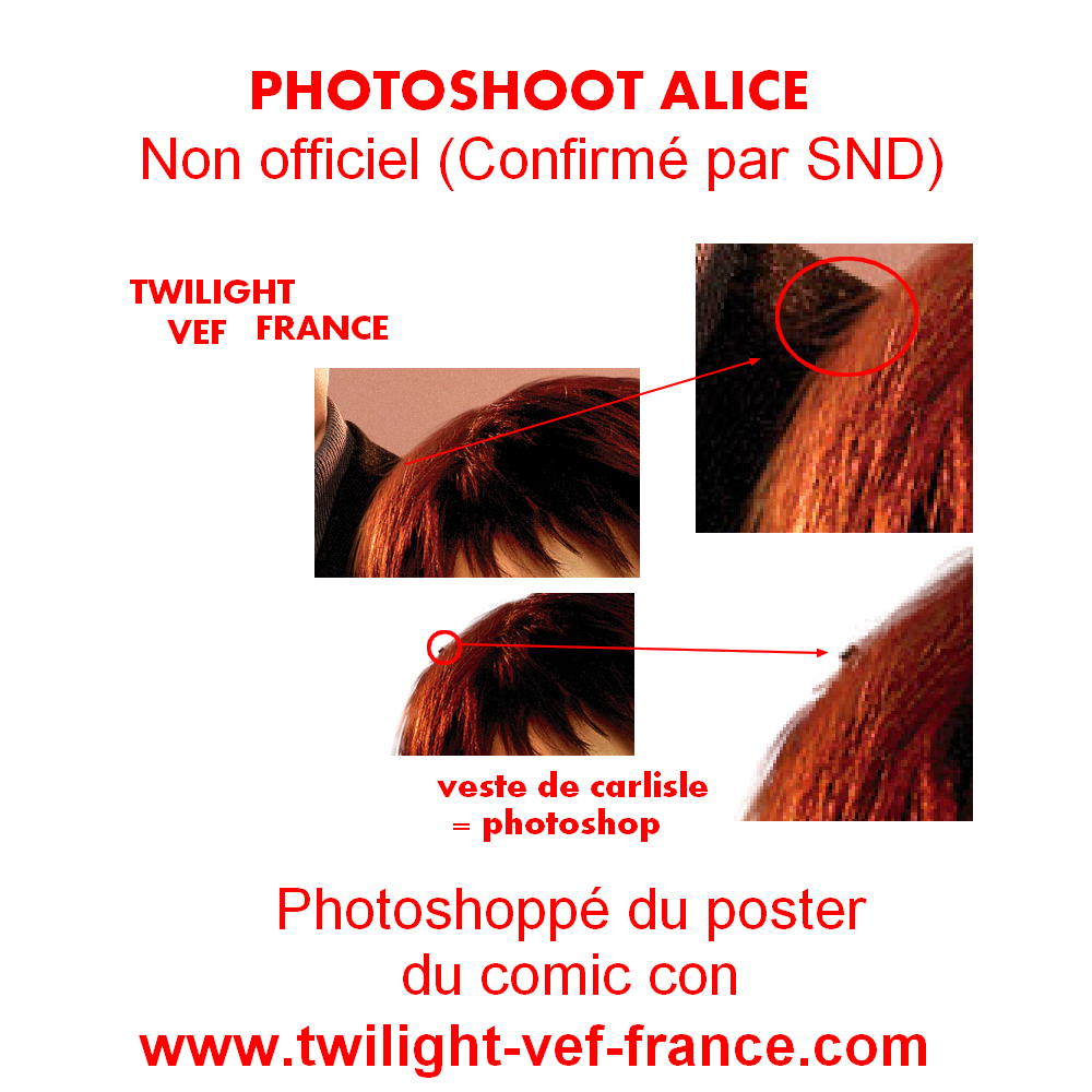 Photoshoot promo d'Alice : Non officiel