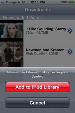 YourTube 3 disponible pour iPhone...