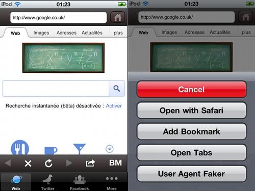 iSocialNet pour iPhone...
