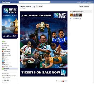 Cas pratique Médias Sociaux : Rugby World Cup 2011