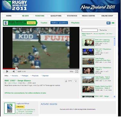 Cas pratique Médias Sociaux : Rugby World Cup 2011