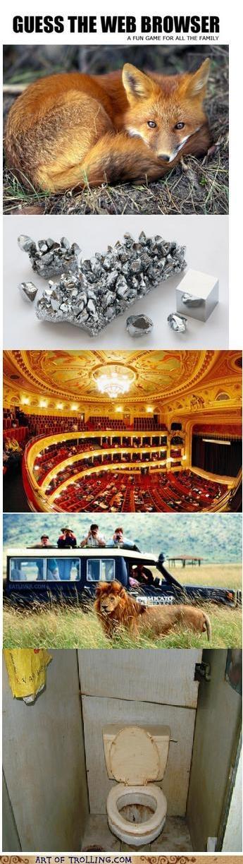 navigateur troll Devinez le navigateur...