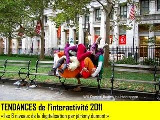 Le slide du mercredi : Tendances de l'interactivité 2011