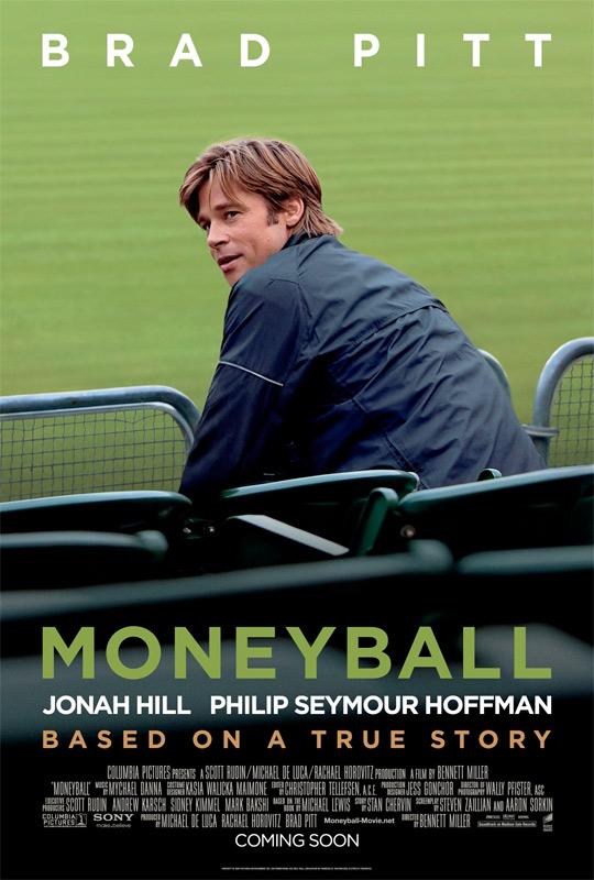 moneyball pittgreencenterpostfull1 Affiche U.S. de Moneyball avec Brad Pitt 
