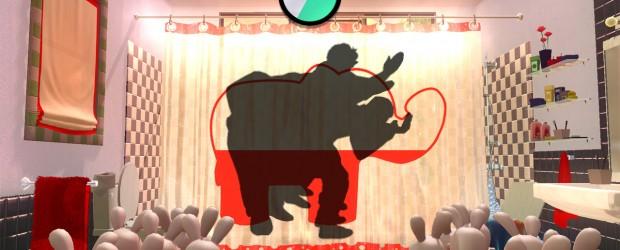 GC 2011 > Nouvelle vidéo des Lapins Cretins partent en Live