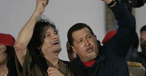 Kadhafi et Chavez