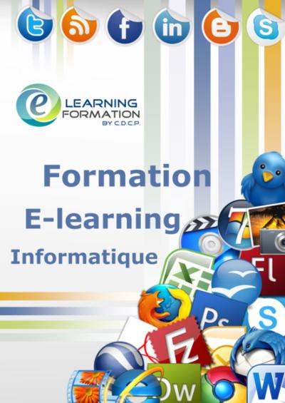 Brochure d'un centre de formation e-learning - réalisée sur Madmagz