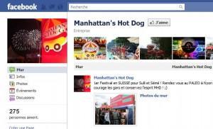 Pause New Yorkaise avec Manhattan Hot Dog