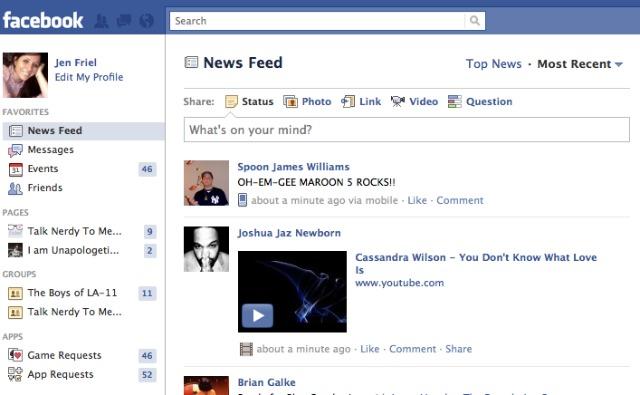 facebook menu Facebook : la barre de menu évolue