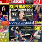 « Super Messi » encensé par la presse espagnole
