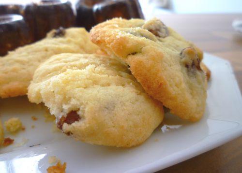 Cookies noix de coco et raisins secs