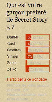 Un point sur la popularité des candidats de Secret Story