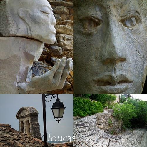 Cake à la suze et saumon fumé;  Villages visités  de : Buoux , Sivergue , Lourmarin , Ansouis , Saignon et Joucas