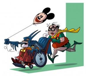 La vie est courte : Les personnages de dessins animés vieillissent!