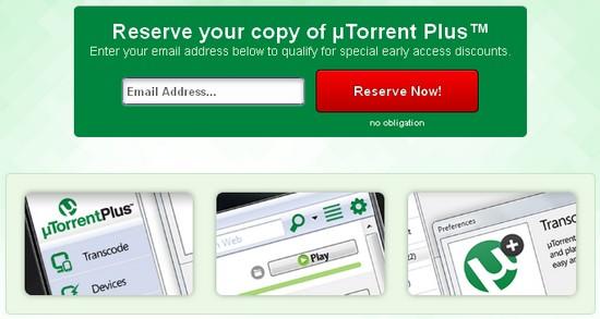 µTorrent Plus : µTorrent version Premium