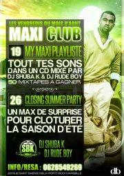 VEND 19/08 → MY MAXI PLAYLIST @ MAXI CLUB