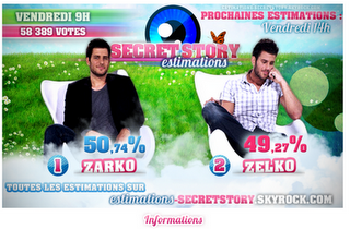 Qui va sortir ce soir de la maison des Secrets, Zarko ou/et Zelko ?