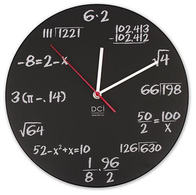 pop quiz clock 1 Réviser Sciences et Maths avec une horloge