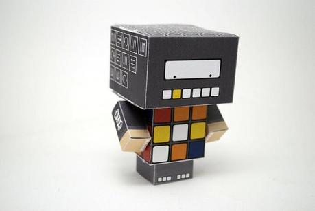 Papertoys Cubee & Rubee