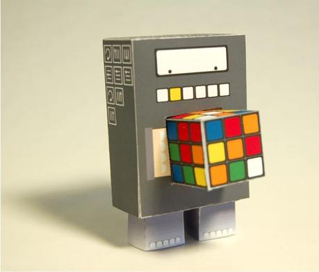 Papertoys Cubee & Rubee