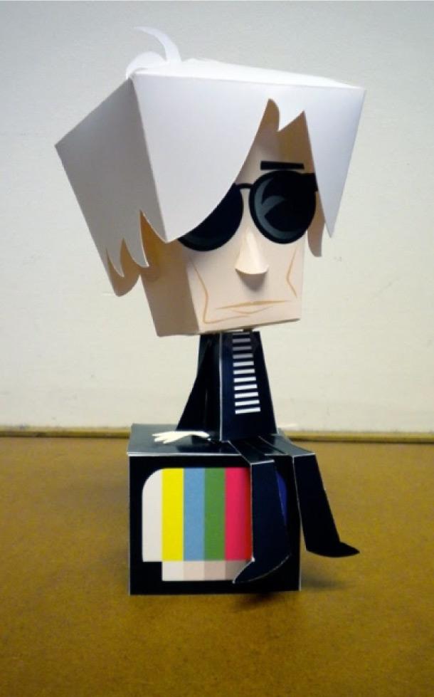 Paper Toy Andy Warhol