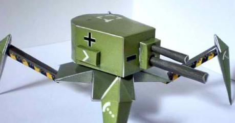 Tank en papercraft