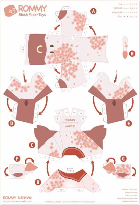 Paper Toys Rommy (Collection x 27 !!!)