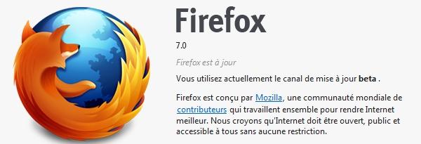 firefox 7 La première beta de Firefox 7 est disponible
