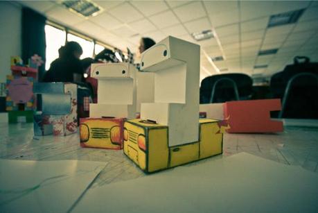 Proyecto Ensamble : des paper toys « modulo-fonctionnels »