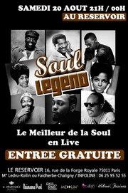 SOUL LEGEND avec AMORIA +Guests (Samedi 20 Août)@LE RESERVOIR, 21H, GRATUIT