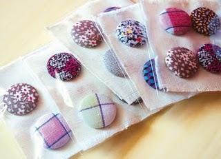 Bagdes en tissu recylcé, lot 05