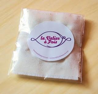 Bagdes en tissu recylcé, lot 05