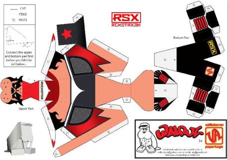 Collection Walruz de VA papertoys (x 3)