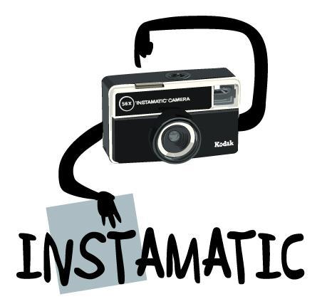 instamatic kodac illustration