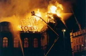 Le feu au Parlement de Bretagne