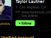 Taylor Lautner officiellement formspring