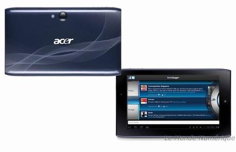 La tablette Acer Iconia Tab A100 sous Android 3.2 disponible fin aout