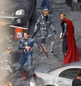 The Avengers les vidéos du tournage