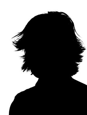 Young Adult Woman Silhouette