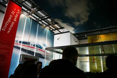 Un panneau vantant le projet Stuttgart 21 (Audrey Cerdan/Rue89).