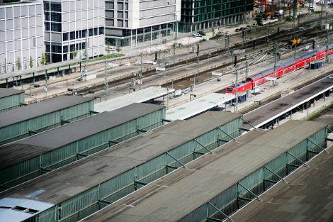 La gare actuelle, à Stuttgart (Audrey Cerdan/Rue89).
