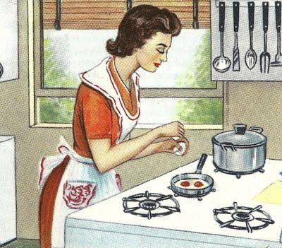 La ménagère se sert presque toujours de fourneaux a gaz