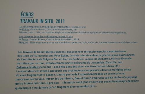 Échos au Centre Pompidou-Metz