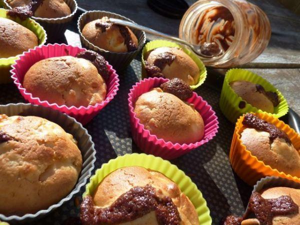 Muffins aux pommes à la pâte de spéculoos