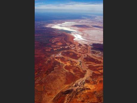 La vue du ciel du Western Australia, en Australie.