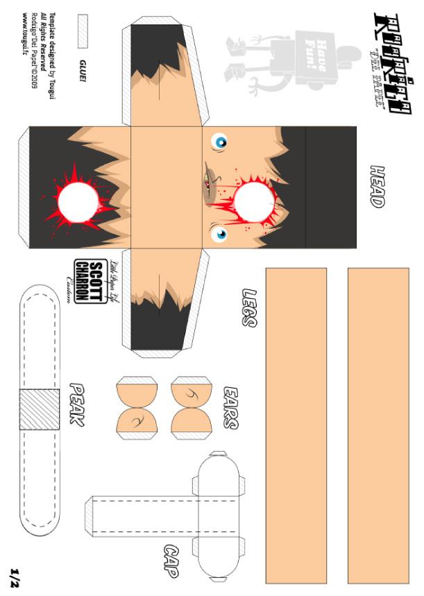 Blog_Paper_Toy_papertoy_El_Looser_Scott_Charon_template_preview Paper Toy El Looser de Scott Charon