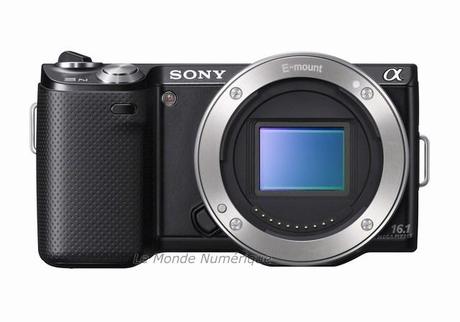 Appareil photo numérique Sony NEX-5N avec 16,1 Mp et enregistrement Full HD 50p