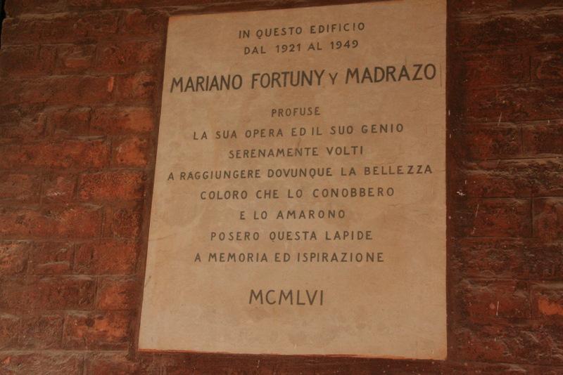 MARIANO FORTUNY Y MADRAZO, l'Artiste