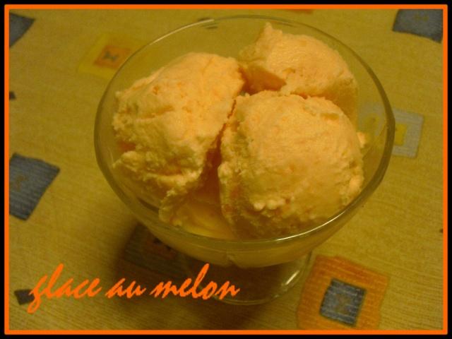Glace au melon